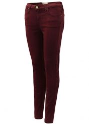 LEE SKINNY DAMSKIE SPODNIE SCARLETT RICH BURGUNDY L526GHIS. Czerwone jeansy Lee, l, bez wzorów, z jeansu. Za 359.99 zł.