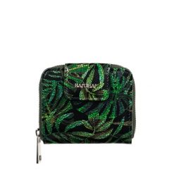 Skórzany portfel damski BajuBaj z naturalnej skóry licowej PD1023s161 RFID. Zielone portfele bez wzorów, ze skóry. Za 148.20 zł.