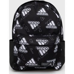 Adidas plecak HH7070 kolor czarny duży wzorzysty. Czarne plecaki adidas, bez wzorów, z materiału, do ręki, bez dodatków. Za 149.99 zł.