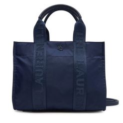 Torebka LAUREN RALPH LAUREN. Niebieskie torebki klasyczne Lauren Ralph Lauren, bez wzorów, klasyczne, bez dodatków. Za 599.99 zł.