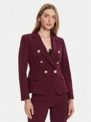 Rinascimento Marynarka CFC0126227003 Bordowy Slim Fit. Czerwone marynarki i żakiety Rinascimento, xl, bez wzorów, z syntetyku, bez ramiączek. Za 649.99 zł.