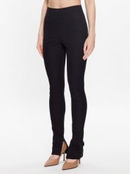 Calvin Klein Spodnie materiałowe K20K205859 Czarny Skinny Fit. Czarne spodnie materiałowe Calvin Klein, bez wzorów, z bawełny. Za 749.99 zł.