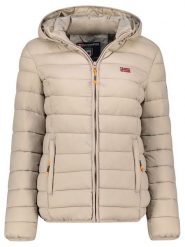 Geographical Norway Kurtka pikowana "Atikolor" w kolorze beżowym rozmiar: XXL. Brązowe kurtki Geographical Norway, xxl, bez wzorów, bez kaptura. Za 176.08 zł.