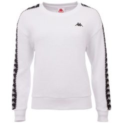 Bluza damska Kappa Ilary. Białe bluzy Kappa, xl, bez wzorów, z bawełny, klasyczne, bez ramiączek, bez kaptura. Za 94.99 zł.