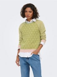 JDY Sweter w kolorze zielonym rozmiar: M. Zielone swetry JDY, m, bez wzorów, bez ramiączek. Za 139.95 zł.