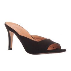 Marco Shoes Klapki Palermo czarne. Czarne klapki bez wzorów, eleganckie, bez obcasa, na obcasie, bez zapięcia. Za 419.00 zł.
