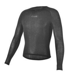 Termoaktywna warstwa bazowa z kaszmiru. Czarne bielizna termoaktywna damska C-LAB, bez wzorów, z kaszmiru, bez ramiączek, rowerowe. W wyprzedaży za 329.17 zł.