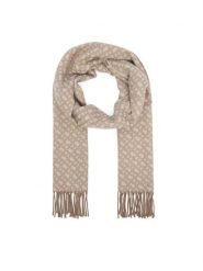 BOSS Szalik Zesy 50549852 Beżowy. Brązowe szaliki i kominy Boss, bez wzorów, z wełny. Za 429.99 zł.
