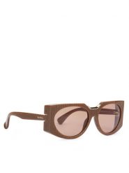Max Mara Okulary przeciwsłoneczne MM0123 56E Brązowy. Brązowe okulary przeciwsłoneczne Max Mara, bez wzorów, z tworzywa sztucznego, plastikowe. Za 919.99 zł.