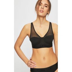 Calvin Klein Underwear - Biustonosz. Brązowe biustonosze Calvin Klein Underwear, bez wzorów, z elastanu. W wyprzedaży za 119.90 zł.