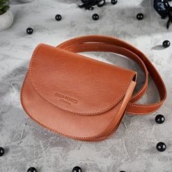 Skórzana torebka damska 3w1 koniakowa Paolo Peruzzi IN-22-CG. Torebki klasyczne PAOLO PERUZZI, bez wzorów, z materiału, eleganckie, na ramię, bez dodatków. Za 169.99 zł.