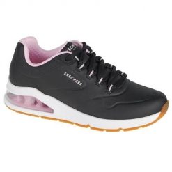 Buty do chodzenia damskie Skechers Uno 2 2ND Best. Czarne buty treningowe Skechers, bez wzorów, z materiału, bez zapięcia, trekkingowe. Za 385.00 zł.