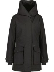 Didriksons Parka zimowa "Britt" w kolorze czarnym rozmiar: 34. Czarne płaszcze Didriksons, na zimę, bez wzorów, bez kaptura. Za 616.40 zł.