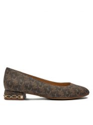 MICHAEL Michael Kors Baleriny June Flex Ballet 40T4JUFP1B Brązowy. Brązowe baleriny MICHAEL Michael Kors, bez wzorów, ze skóry, bez obcasa, bez zapięcia. Za 569.99 zł.