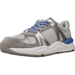 Buty GEOX D TOPAZIO A Szary. Szare buty trekkingowe Geox, ze skóry, bez zapięcia. Za 289.99 zł.