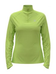 Odlo Koszulka "Essentials" w kolorze zielonym do biegania rozmiar: S. Zielone t-shirty sportowe ODLO, s, bez wzorów, z włókna, bez ramiączek, do biegania. Za 150.02 zł.