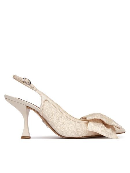 Steve Madden Szpilki Neasa 11003684 Biały. Białe szpilki Steve Madden, bez wzorów, z materiału, bez obcasa, na szpilce, bez zapięcia. Za 607.99 zł.