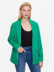 S.Oliver Marynarka 2128996 Zielony Regular Fit. Zielone marynarki i żakiety S.Oliver, s, bez wzorów, z bawełny, bez ramiączek. Za 269.99 zł.