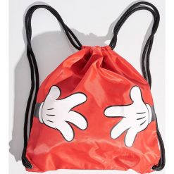 Plecak worek Mickey Mouse - Czerwony. Plecaki marki GEOLOGIC. W wyprzedaży za 29.99 zł.