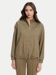 Guess Bluza V5YL09 KCX42 Brązowy Regular Fit. Brązowe bluzy Guess, m, z aplikacjami, z syntetyku, bez ramiączek, bez kaptura. Za 329.99 zł.