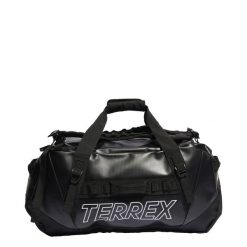 Torba Terrex RAIN.RDY Expedition Duffel Bag Medium o pojemności 70 l. Białe torby sportowe adidas, bez wzorów, z materiału. Za 599.25 zł.