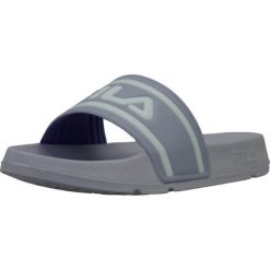 Klapki Fila Model Morro Bay Slipper Kolor Szary. Białe klapki Fila, bez wzorów, sportowe, bez obcasa, bez zapięcia. Za 89.00 zł.