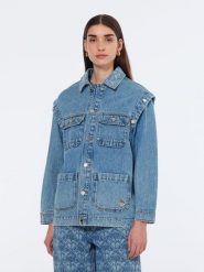 Scotch & Soda Kurtka dżinsowa w kolorze niebieskim rozmiar: L. Niebieskie kurtki Scotch & Soda, l, bez wzorów, z bawełny, bez kaptura. Za 231.68 zł.