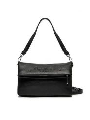 Pepe Jeans Torebka PL031586 Czarny. Czarne torebki klasyczne Pepe Jeans, bez wzorów, z jeansu, bez dodatków. Za 169.99 zł.