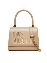 LOVE MOSCHINO Torebka JC4024PP1MKD196A Złoty. Żółte torebki klasyczne Love Moschino, bez wzorów, ze skóry, bez dodatków. Za 619.99 zł.