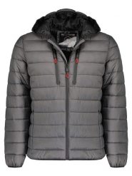 Geographical Norway Kurtka pikowana w kolorze szarym rozmiar: M. Szare kurtki Geographical Norway, m, bez wzorów, bez kaptura. Za 228.95 zł.