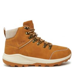 Botki Lee Cooper. Brązowe botki Lee Cooper, bez wzorów, bez obcasa, na płaskiej podeszwie, bez zapięcia. Za 149.99 zł.