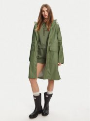 Hunter Parka Janna HARW0021242 Khaki Regular Fit. Brązowe płaszcze Hunter, m, bez wzorów, z syntetyku, bez kaptura. Za 359.99 zł.