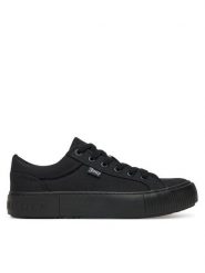 Juicy Couture Tenisówki VSJU001 Czarny. Czarne trampki Juicy Couture, bez wzorów, z materiału, bez zapięcia. Za 179.99 zł.