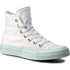 Trampki CONVERSE - Ctas II Hi 155725C White/Fiberglass/Fiberglass. Białe trampki Converse, bez wzorów, z gumy, bez zapięcia. W wyprzedaży za 149.00 zł.