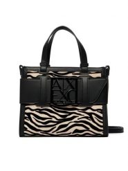 Armani Exchange Torebka XW000392 AF26445 MC149 Czarny. Czarne torebki klasyczne Armani Exchange, bez wzorów, ze skóry, bez dodatków. Za 729.99 zł.