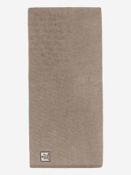 Ecoalf Wełniany szal w kolorze beżowym - 184 x 42 cm rozmiar: onesize. Brązowe szaliki i kominy Ecoalf, bez wzorów, ze skóry. Za 220.12 zł.