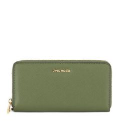 Portfel GINO ROSSI. Zielone portfele Gino Rossi, bez wzorów. Za 99.99 zł.
