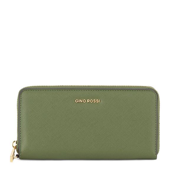 Portfel GINO ROSSI. Zielone portfele Gino Rossi, bez wzorów. Za 99.99 zł.