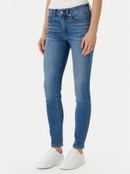 Calvin Klein Jeans Jeansy LV047F704G Niebieski Skinny Fit. Niebieskie jeansy Calvin Klein Jeans, bez wzorów, z bawełny. Za 409.99 zł.