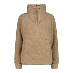 Kobieca bluza półzipowana CMP. Brązowe bluzy bez kaptura CMP, na zimę, bez wzorów, bez kaptura. Za 323.50 zł.