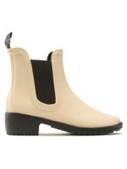 EMU Australia Sztyblety Grayson W12402 Écru. Botki Emu Australia, bez wzorów, z kauczuku, bez obcasa, na słupku, bez zapięcia. Za 239.99 zł.
