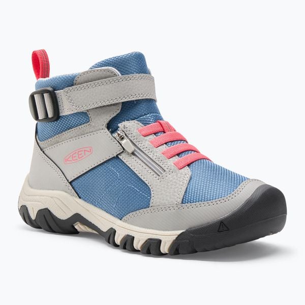 Buty turystyczne juniorskie KEEN Targhee Boundless. Niebieskie buty trekkingowe Keen, bez zapięcia. Za 269.99 zł.