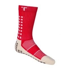Skarpety piłkarskie TRUsox Mid-Calf Thin. Czerwone skarpetki TRUSOX, bez wzorów. Za 149.99 zł.