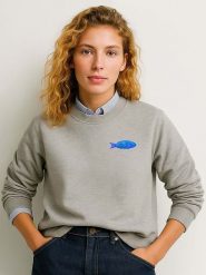 WOOOP Bluza w kolorze szarym rozmiar: S. Szare bluzy Wooop, s, bez wzorów, z bawełny, bez kaptura. Za 100.28 zł.