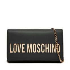 Torebka LOVE MOSCHINO. Czarne listonoszki Love Moschino, bez wzorów, bez dodatków. Za 409.99 zł.