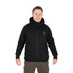 Bluza Fox Collection Sherpa B/O. Czarne bluzy FOX, xl, bez wzorów, sportowe, bez ramiączek, bez kaptura. Za 480.00 zł.