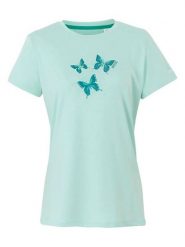 Regatta Koszulka "Fingal IX" w kolorze turkusowym do biegania rozmiar: 42. Niebieskie t-shirty sportowe Regatta, bez wzorów, z materiału, bez ramiączek, do biegania. Za 48.16 zł.