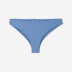 Dół kostiumu kąpielowego damski Roxy Mini. Niebieskie bikini Roxy, bez wzorów, z tkaniny, sportowe. Za 119.99 zł.