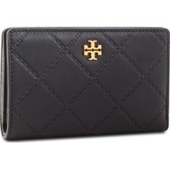 Duży Portfel Damski TORY BURCH - Georgia Slip Medium Wallet 39960 Black 001. Czarne portfele Tory Burch, ze skóry. Za 679.00 zł.