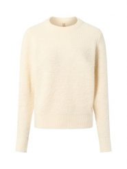 Soyaconcept® sweter z dzianiny z wełną - Venche Kobiety Sztuczne włókno beżowy, L. Brązowe swetry l, bez wzorów, z dzianiny, bez ramiączek. Za 179.95 zł.